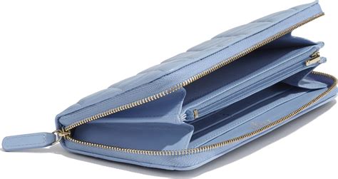 chanel classic flap wallet blue|chanel long zipped wallet.